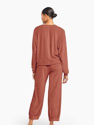 Mari Pant - Latte' EcoPlush - Brown