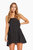 Nola Mini Dress - EcoLinen Black - EcoLinen Black