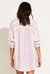 Playa Linen Oversized Shirt - Ecolinen Gauze Sunny Stripe