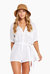 Playa Romper - EcoLinen White