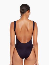 Reese One Piece Full Cut - Black EcoTex