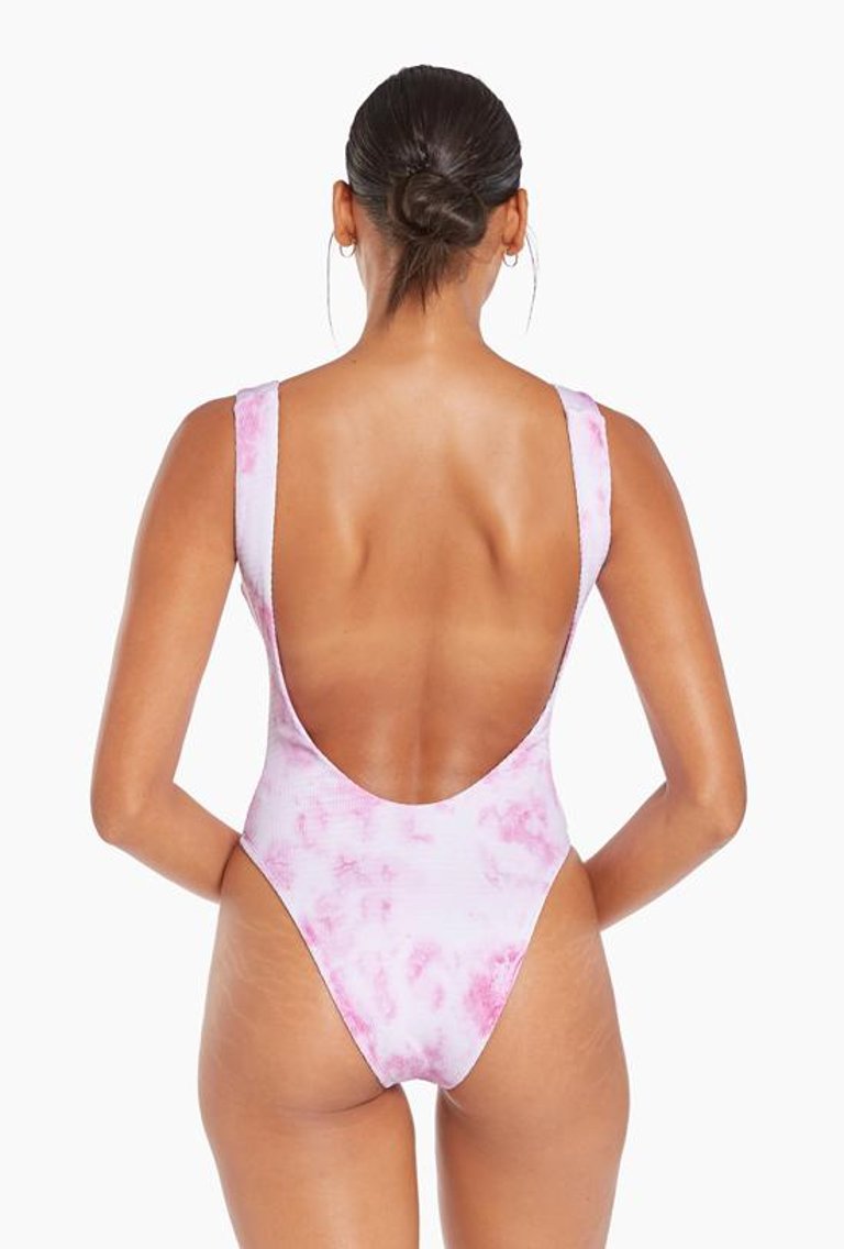 Reese One Piece - Magenta Tie Dye EcoTex