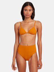 Sol Triangle Bikini Top - Mustard