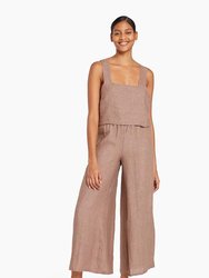 Tallows Wide Leg Pant - EcoLinen Java