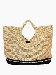 Tash Tote - Natural/Black - Natural/Black