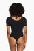 West Bodysuit - Black Organic Rib