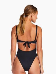 Zuri One Piece - Black EcoLux