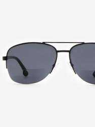 Anzio Bifocal Reading Sunglasses - Black