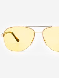 Anzio Driving Sunglasses - Gold