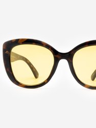Barletta Night Vision Driving Sunglasses - Tortoise