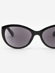 Florenc Readers Cat Eye Sunglasses - Black