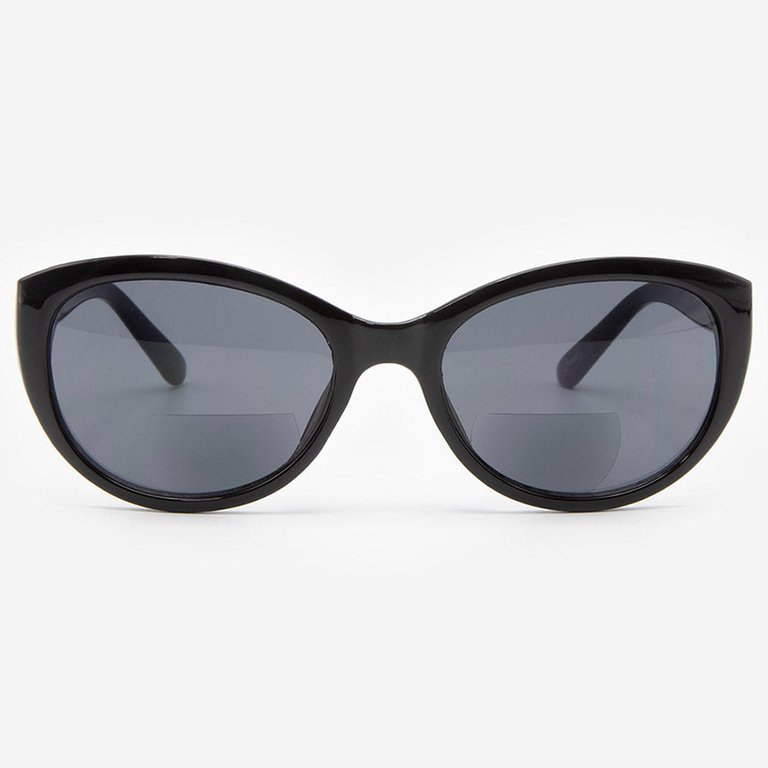Florence Bifocal Cat Eye Sunglasses - Black