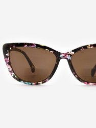 Gela Bifocal Reading Sunglasses - Burgundy