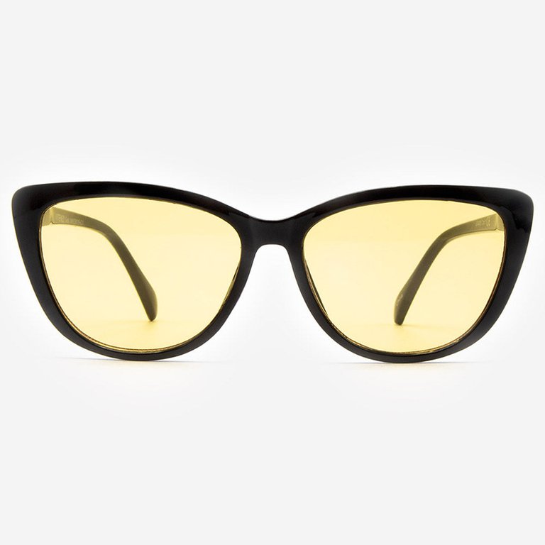 Gela Night Vision Driving Sunglasses - Black