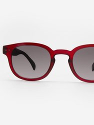 Lucca Sunglasses - Burgundy