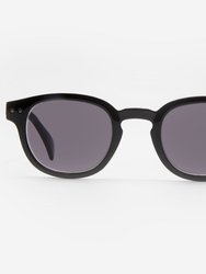 Lucca Vintage Full Reading Sunglasses - Black