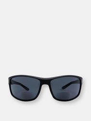 Massa Bifocal Wraparound Sports Sunglasses - Black