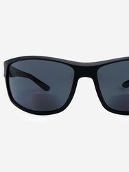 Massa Bifocal Wraparound Sports Sunglasses - Black