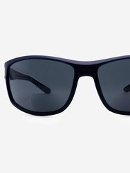 Massa Bifocal Wraparound Sports Sunglasses - Blue