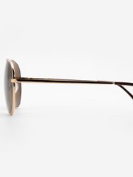 Milan Aviator Bifocal Sunglasses - Gunmetal