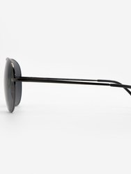 Milan Aviator Bifocal Sunglasses - Gunmetal