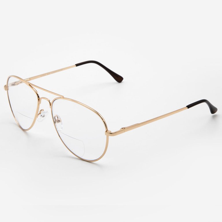 Milan Bifocal Reading Glasses - Gunmetal