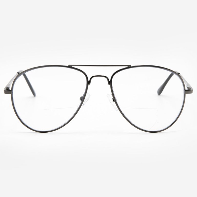 Milan Bifocal Reading Glasses - Black