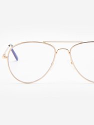 Milan Multifocal Reading Glasses - Gold