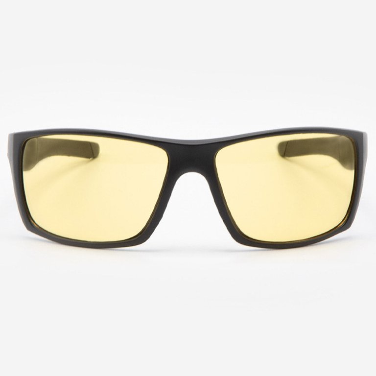Palermo Night Vision Sporty Sunglasses - Black