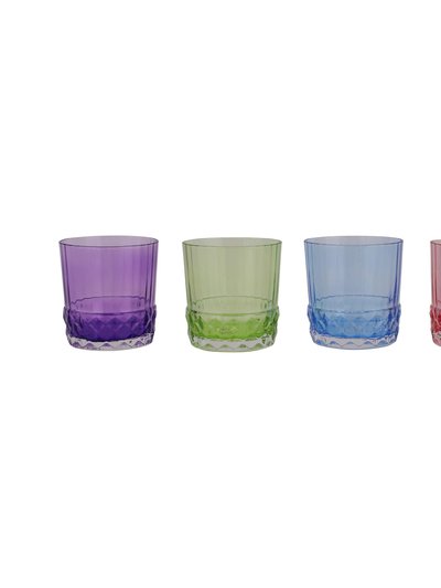 Viva by Vietri Deco Assorted Short Tumblers - Set Of 4 product