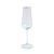 Rainbow Assorted Champagne Flutes - Set Of 4