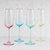 Rainbow Assorted Champagne Flutes - Set Of 4