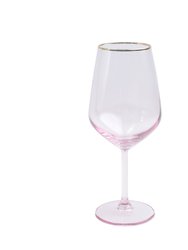 Rainbow Assorted Wine Glasses - Set Of 4