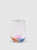 Rainbow Stemless Wine Glass