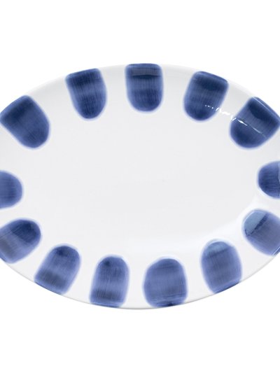 Viva by Vietri Santorini Dot Small Oval Platter product