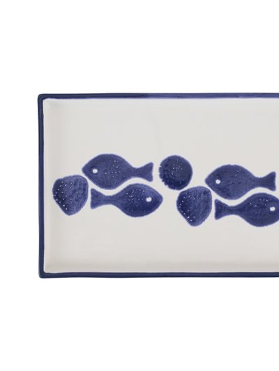 Viva by Vietri Santorini Fish Rectangular Tray product