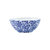 Santorini Flower Small Serving Bowl - Blue