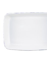 Santorini Stripe Rectangular Baker