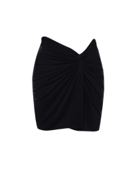 Karen Mini Pareo Skirt - Black