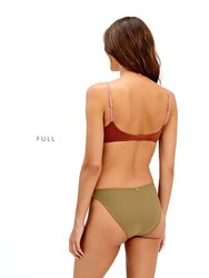 Laila Block Top - Pistachio Camel