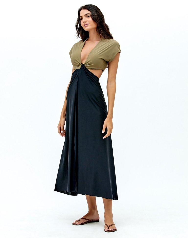 Loop Midi Cover Up Dress - Pistachio - Pistachio