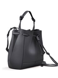 The Bucket Crossbody Handbag - Black
