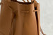 The Bucket Crossbody Handbag - Caramel