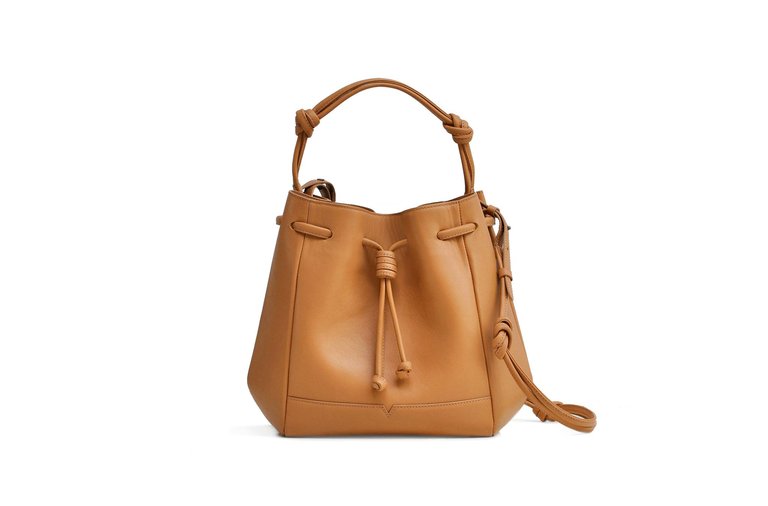 The Bucket Crossbody Handbag - Caramel - Caramel