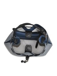 The Bucket Crossbody Handbag - Denim & Black