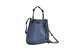 The Bucket Crossbody Handbag - Denim & Black