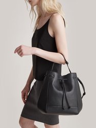 The Large Bucket Backpack - Black