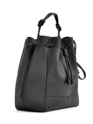 The Large Bucket Backpack - Black