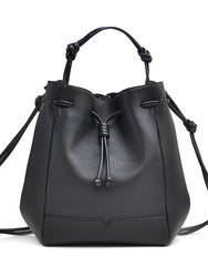 The Large Bucket Backpack - Black - Black