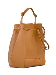 The Large Bucket Backpack - Caramel